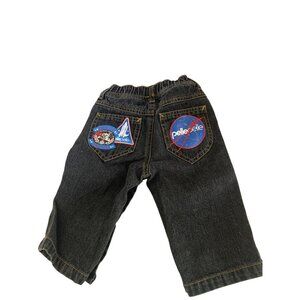 Pelle Pelle pellepelle Infant baby Jeans size 9 months Black Denim Jeans
